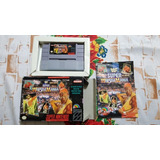 Snes Super Wrestlemania Con Caja Y Manual