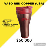 Vaso Térmico Red Copper Original Usado (usa) Antivuelco