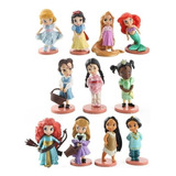 11pcs Disney Princess Modelo Figura Juguete Niños Regalo