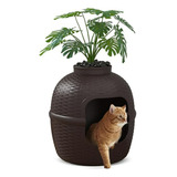 Mueble Ocultador De Arena Para Gatos Heynemo Con Filtro De C