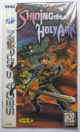 Shining The Holy Arc Sega Saturn Manual