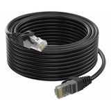 Cabo Rede Blindado 10m Ethernet Rj45 Cat5e Preto 10 Metros