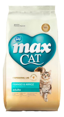Gatos Max Cat Frango Y Arroz 3k