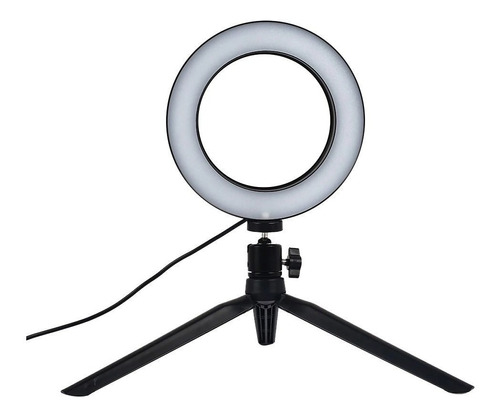 Ring Light Iluminador De Mesa 6 Polegadas Led Profissional