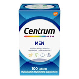 Multivitamínico Centrum Homen 100 Tablets - Men Importado