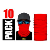 10 Bandanas Pack Mayoreo Cubre Cara Deporte Trabajo Sol Team