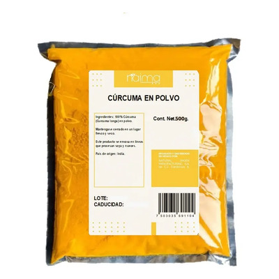Curcuma Pura Polvo\u002Fmolida 500 Gramos | Meses sin interés