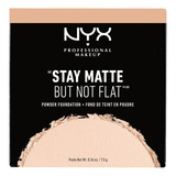Base De Maquillaje En Polvo Nyx Professional Makeup Base Maquillaje En Polvo Stay Matte But Not Flat Tono Nude - 7.5g