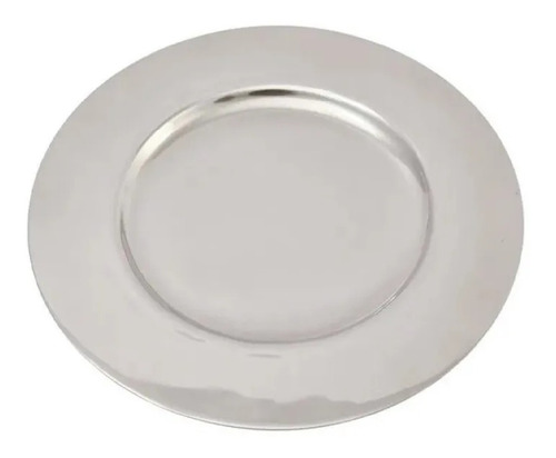 10 Plato Base De Acero Inoxidable Banquetes 30 Cm Banquete