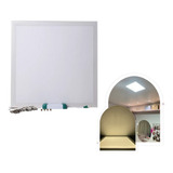 Plafon Led Embutir 36w 40x40 Branco Neutro Slim Kit 2