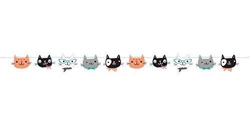 Pancarta Gatos Adorables - 1 Unidad