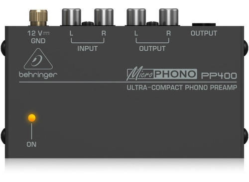 Preamplificador De Phono Ultracompacto Behringer Pp400 