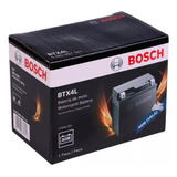 Bateria Moto Bosch Btx4l Equivalente Ytx4l Bs 110 125 Y Mas