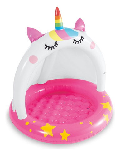 Piscina Inflable Infantil Intex Caticorn Baby Pool 102x102cm