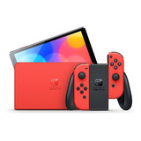 Nintendo Switch Oled 64gb Edição Limitada Mario Vermelho Pronta Entrega Com Nota Fiscal