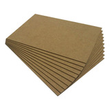 50 Tablas Picadas Fibrofácil (mdf) 20x30 X 3mm Picadas