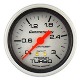 Reloj 60mm Manometro Presion Turbo 0 3 Kg / Cm Competicion