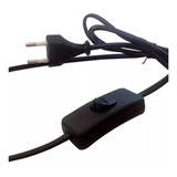 10 Cables Lampara Armado Con Interruptor Y Enchufe - Sumatel