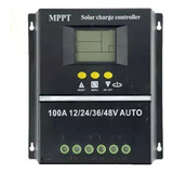 1 Controlador De Carga Solar, Pantalla Lcd Mppt De 100 A, Do