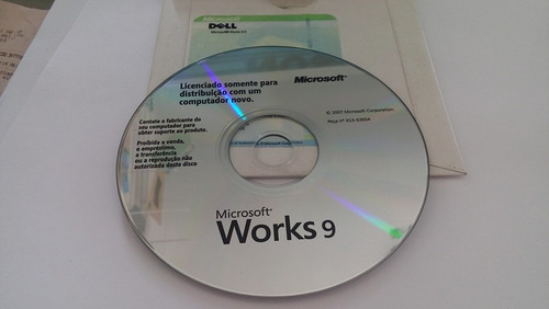 New Microsoft Works 9.0 Cd