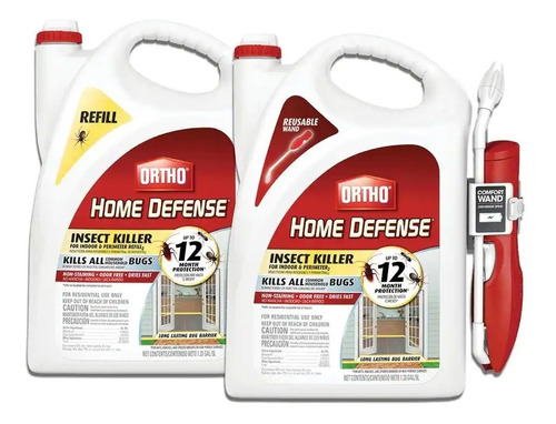 Paquete Ortho Home Defense Eléctrico Y Refill Con 10 Lts,