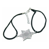 Pulsera De Acero Y Cordones Estrella De David Eg