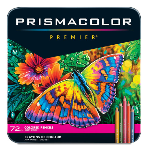 Colores Prismacolor Premier Profesionales Suaves 72 Piezas 