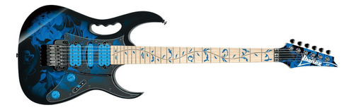 Guitarra Ibanez Jem 77p Corpo Pia Steve Vai Sustainer Edge Cor Azul Material Do Diapasão Maple/walnut Orientação Da Mão Destro