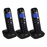 Telefone Sem Fio 3 Bases Vtech Vt 680-3 Identificador  Nfe 