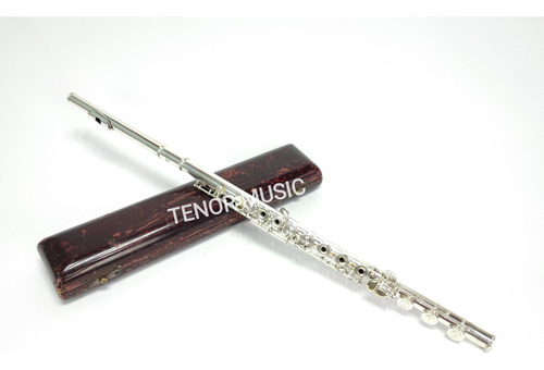 Flauta Transversal Pearl Flute 795 Prata Maciça . Avista8900