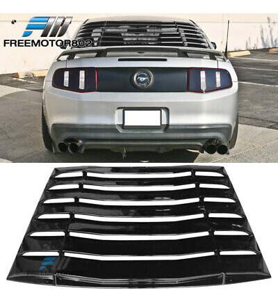 Fits 05-14 Ford Mustang Ikon Style Window Louver Sun Sha Zzg