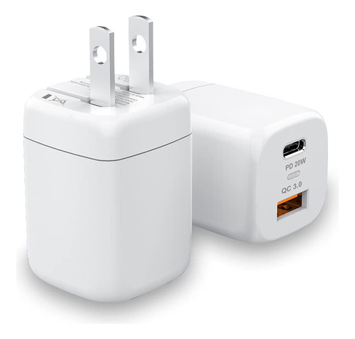 Cargador Para iPhone, 20 W Pd/qc3.0 Adaptador De Corriente P