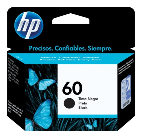 Cartucho De Tinta Hp 60 Negro Original Cc640wl