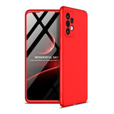 Carcasa Para Samsung A72 360° Marca - Gkk Color Rojo