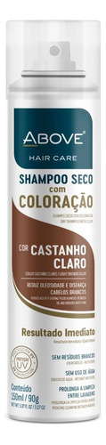 Shampoo A Seco C/  Coloração Castanho Claro -above - 150ml