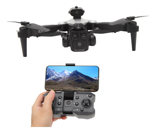 Drone K10max 4k Hd Con 3 Lentes Que Evita El Flujo Óptico