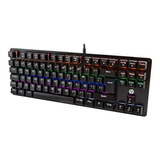 Teclado Gamer Hp Gk200 Qwerty Español Color Negro Con Luz Rgb