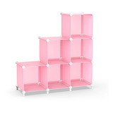 Simpdiy Almacenamiento Modular Cubos 6 Cubos Rosa (36.6x36.6