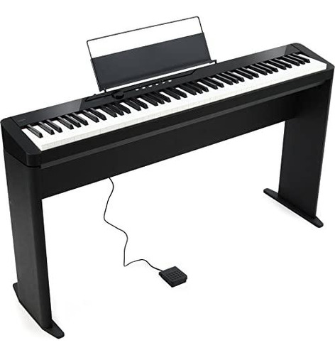 Piano Digital Casio Px-s1100 Con Soporte Cs68 Color Negro