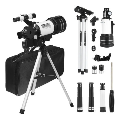 Telescopio Astronómico Profesional 70\u002F300 Mm Refractores Hd | Meses sin interés