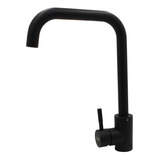 Llave Mezcladora Fregadero O Tarja Cocina Negro Mate 33 Cm 