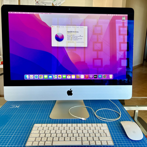 iMac Apple 21.5 - 2017 - 8gb Ram / 1tb / Plata
