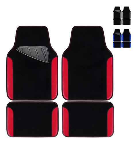 Tapete Para Carro Universal Auto Accesorios Impermeable 4pzs | Meses sin interés