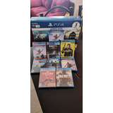 Sony Playstation 4 Slim 1tb Incluye 8 Juegos Fisicos