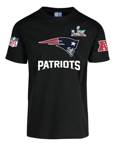 Playera Super Bowl Lx 2026 Nfl Patriots Vs Seahawks Dam-cab