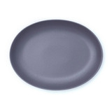 Plato Oval 36x27cms Gris X 6 6gya Rak Porcelana Volf