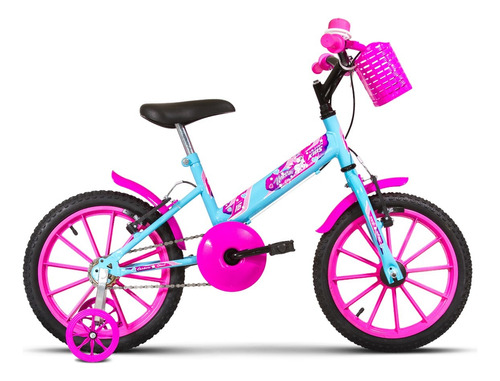 Bicicleta Infantil Aro 16 Ultra Kids T Com Rodinhas E Cesta