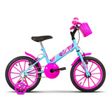 Bicicleta Infantil Aro 16 Ultra Kids T Com Rodinhas E Cesta