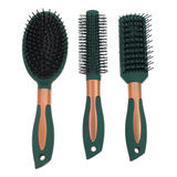 Set De Cepillos De Pelo Paddle Para Modelar, 3 Unidades