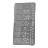 Placa Stamping Decoracion Uñas 12 X 6cm Jessamy